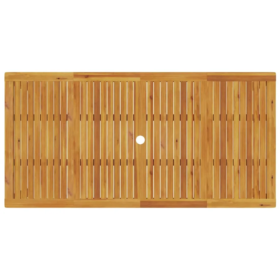 Ensemble de salle à manger pour jardin 9 pcs Marron - 10