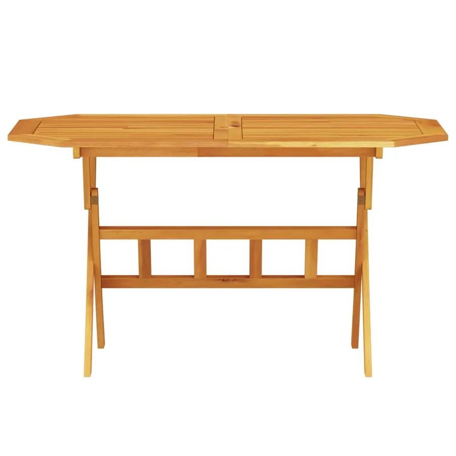 Ensemble de salle à manger pour jardin 5 pcs Marron - 9