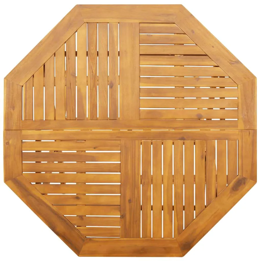 Ensemble de salle à manger pour jardin 5 pcs Marron - 10