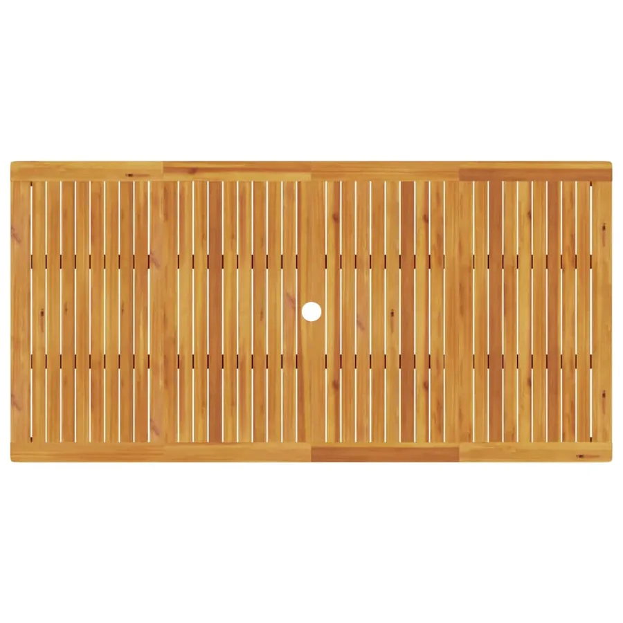 Ensemble de salle à manger pour jardin 7 pcs Marron - 10