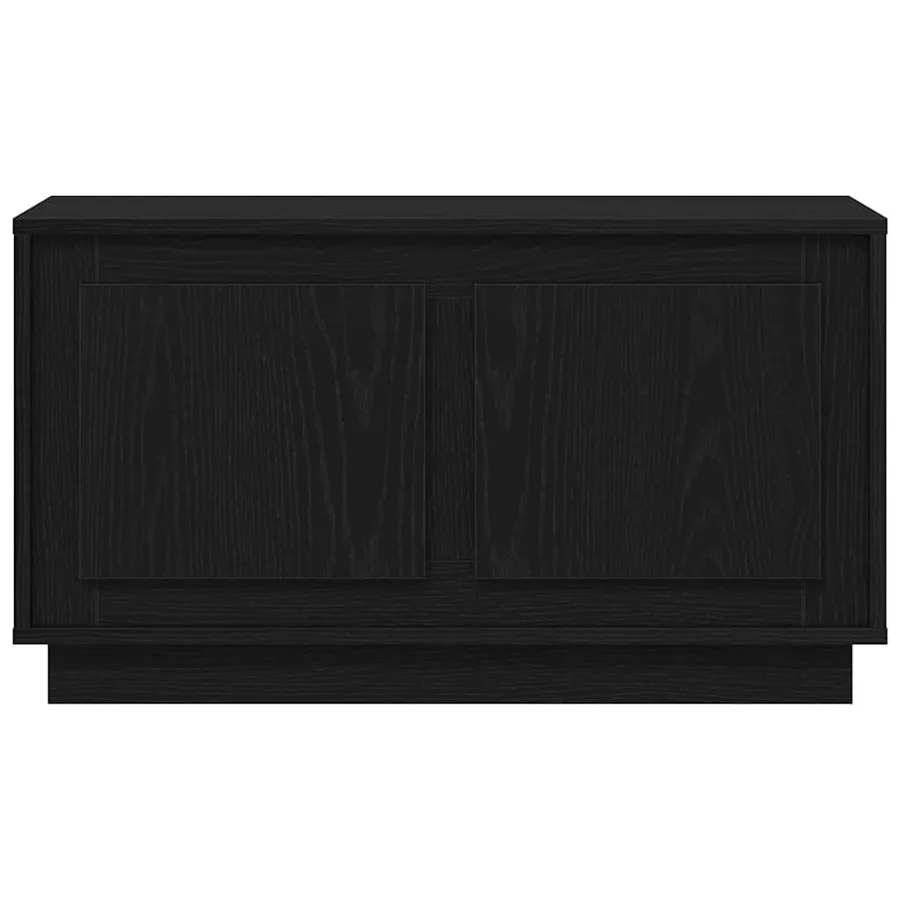 Meuble TV Chêne noir 80 x 35 x 45 cm Bois d'ingénierie - 6