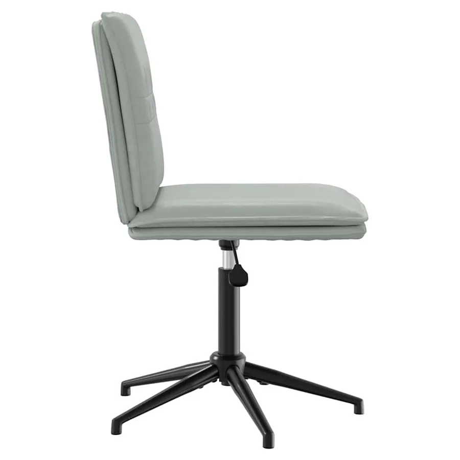 Chaises à manger lot de 2 Gris clair Velours - 5