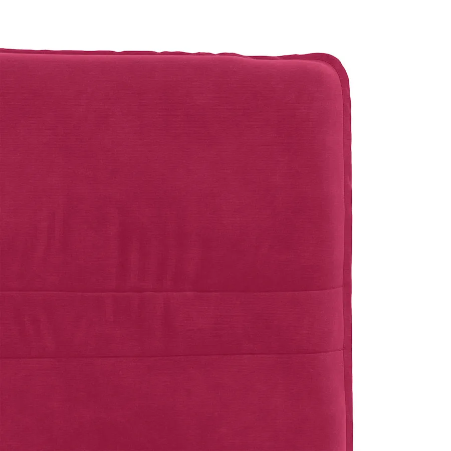 Chaises à manger lot de 2 Rouge bordeaux Velours - 7