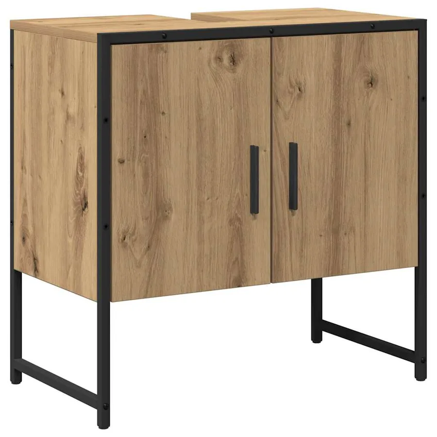 Ensemble de mobilier de salle de bain 2 pc Marron - 6
