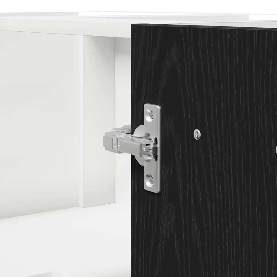 Armoire suspendue avec étagère Chêne noir 75,5 x 75,5 x 80,5 cm - 9