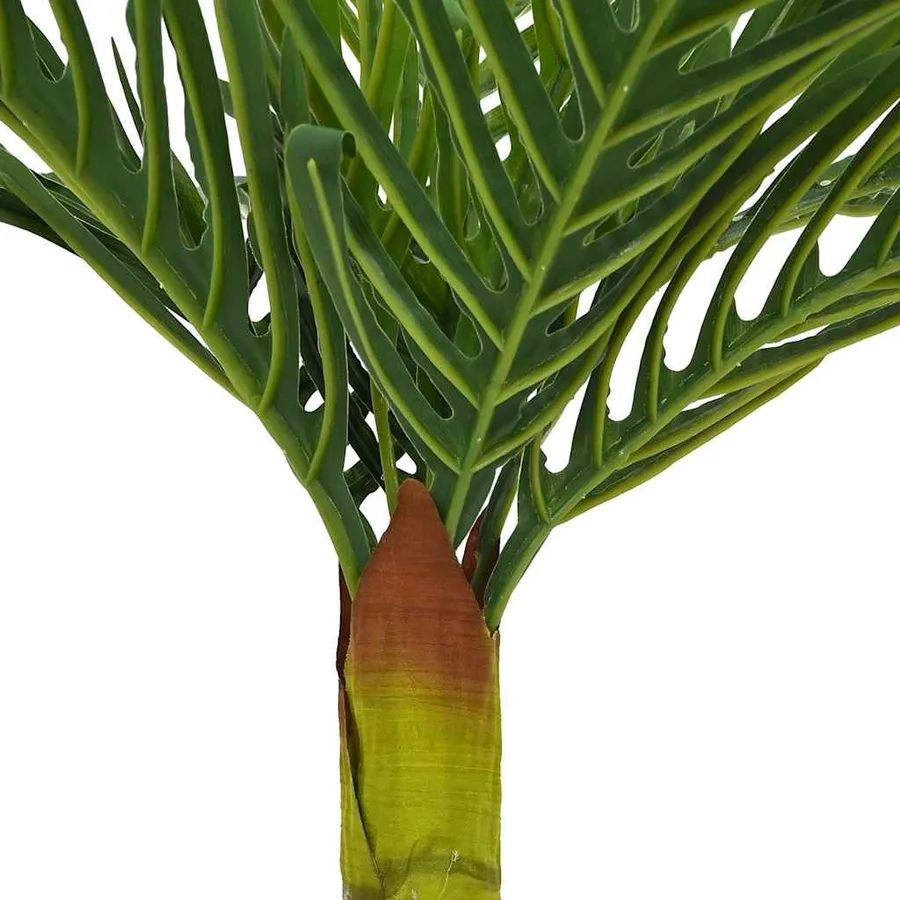 Palmier artificiel 9 feuilles 70 cm vert - 4