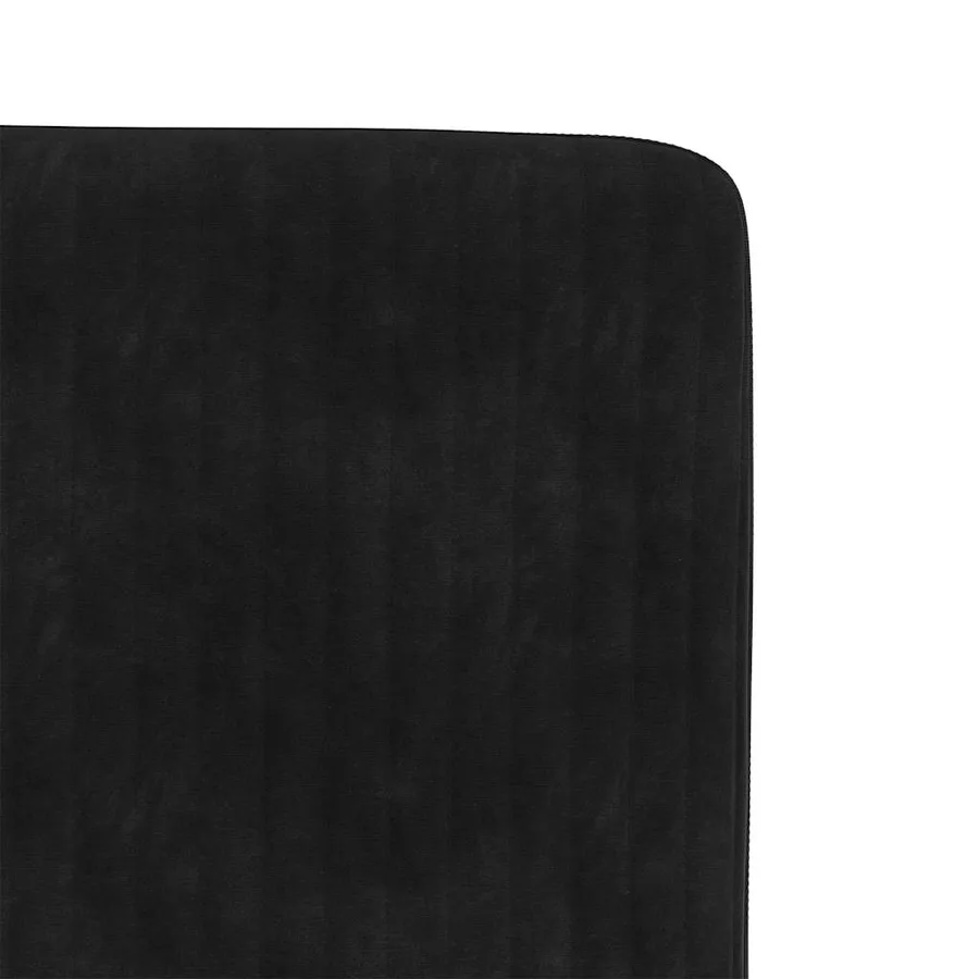 Chaises à manger lot de 2 Noir Velours - 7
