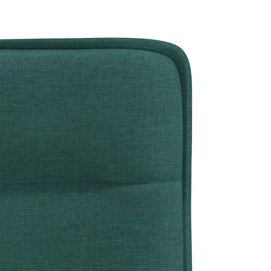 Chaises à manger lot de 2 vert foncé tissu - 7