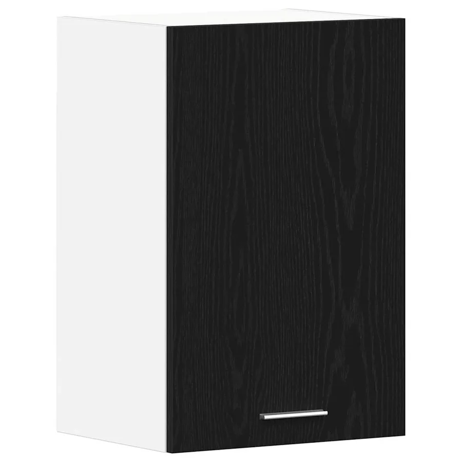 Armoire suspendue en chêne noir 40x31x60 cm bois d'ingénierie - 2