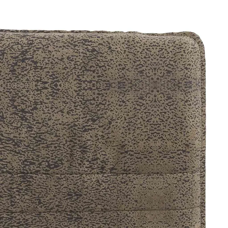 Chaise à manger gris foncé similicuir daim - 7
