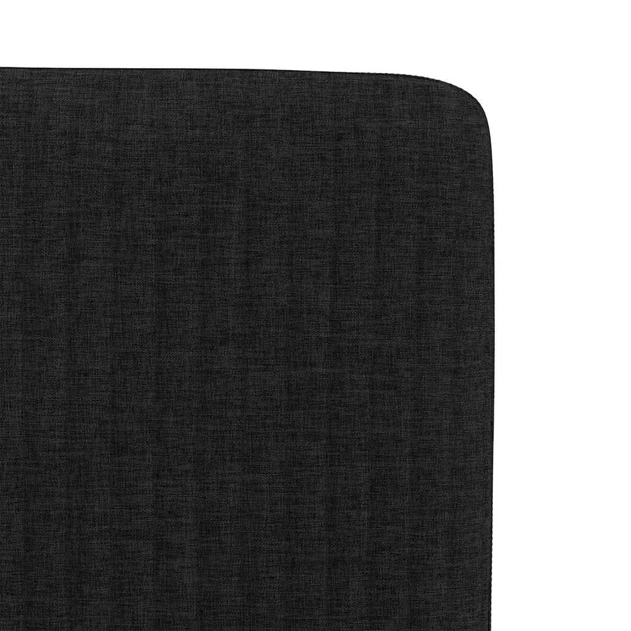 Chaises à manger lot de 2 noir tissu - 7