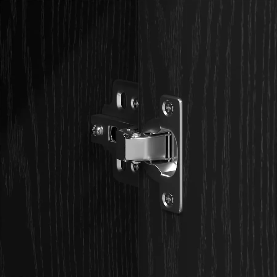 Ensemble de mobilier de salle de bain avec étagère Chêne noir - 10