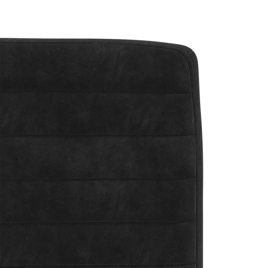 Chaises à manger lot de 4 Noir Velours - 7