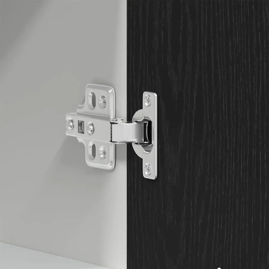 Armoire suspendue avec étagère Lyon Chêne noir 60 x 31 x 60 cm - 9