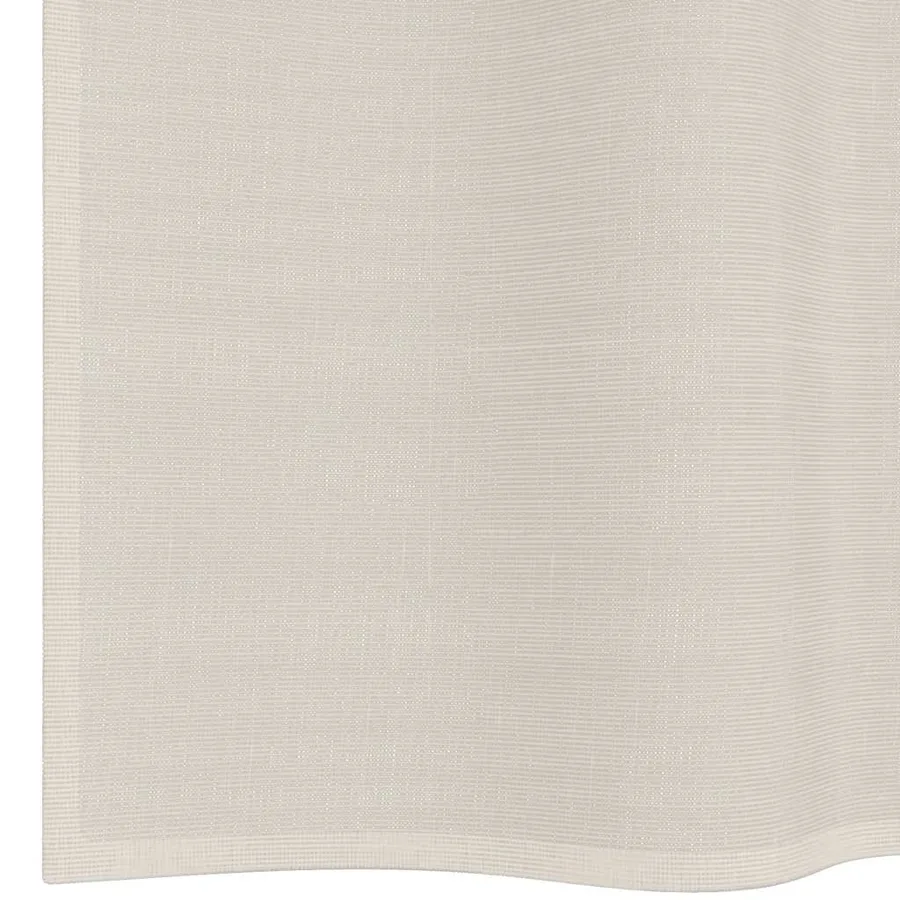 Rideaux en voile avec œillets 2 pcs crème 140x260 cm - 6