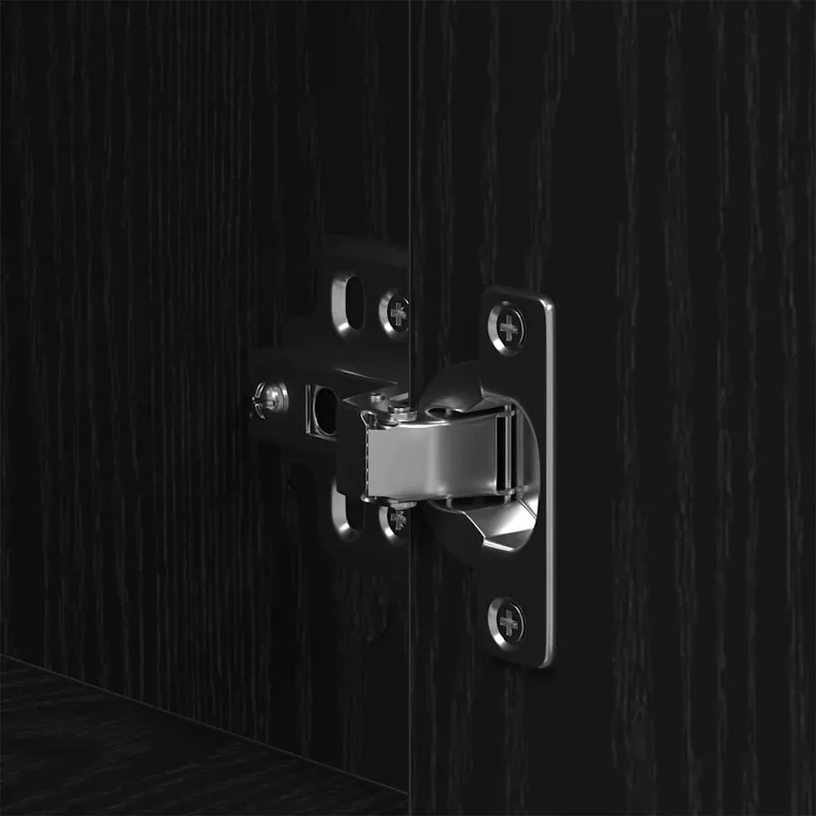 Cabinet de chevet 2 pcs Chêne noir 41 x 31 x 80 cm - 11