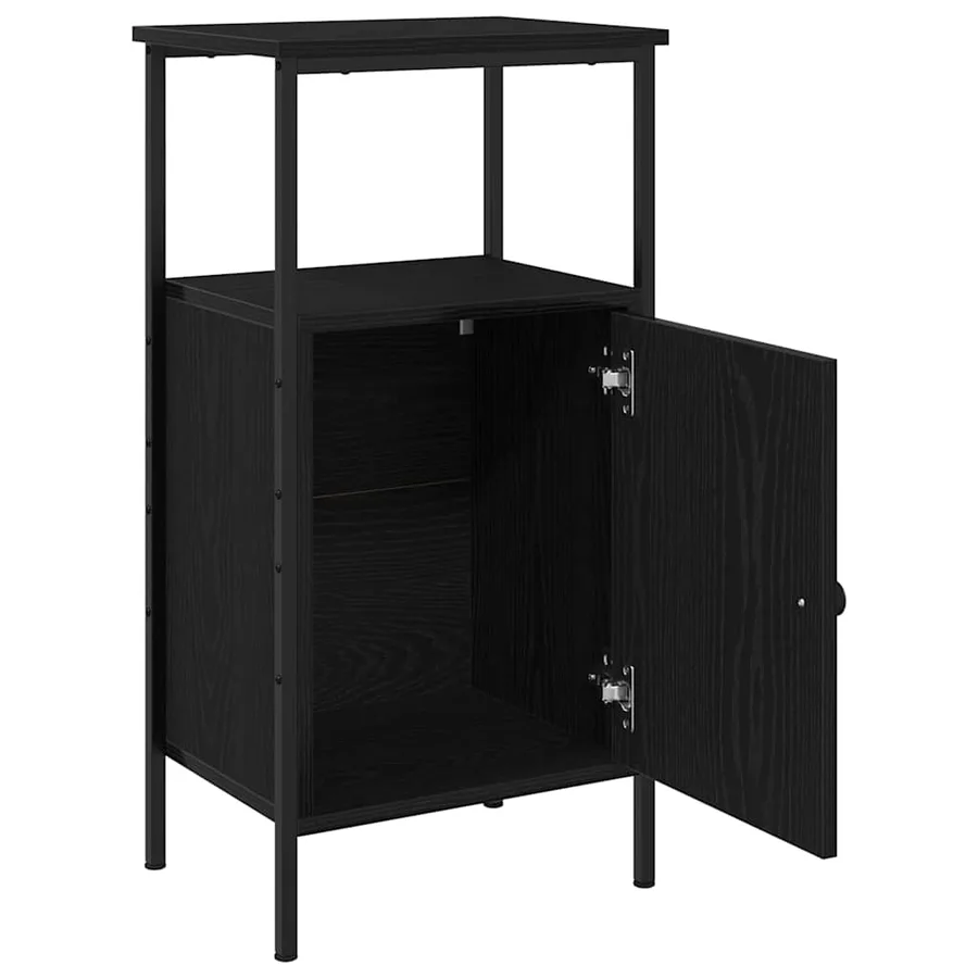 Cabinet de chevet 2 pcs Chêne noir 41 x 31 x 80 cm - 2