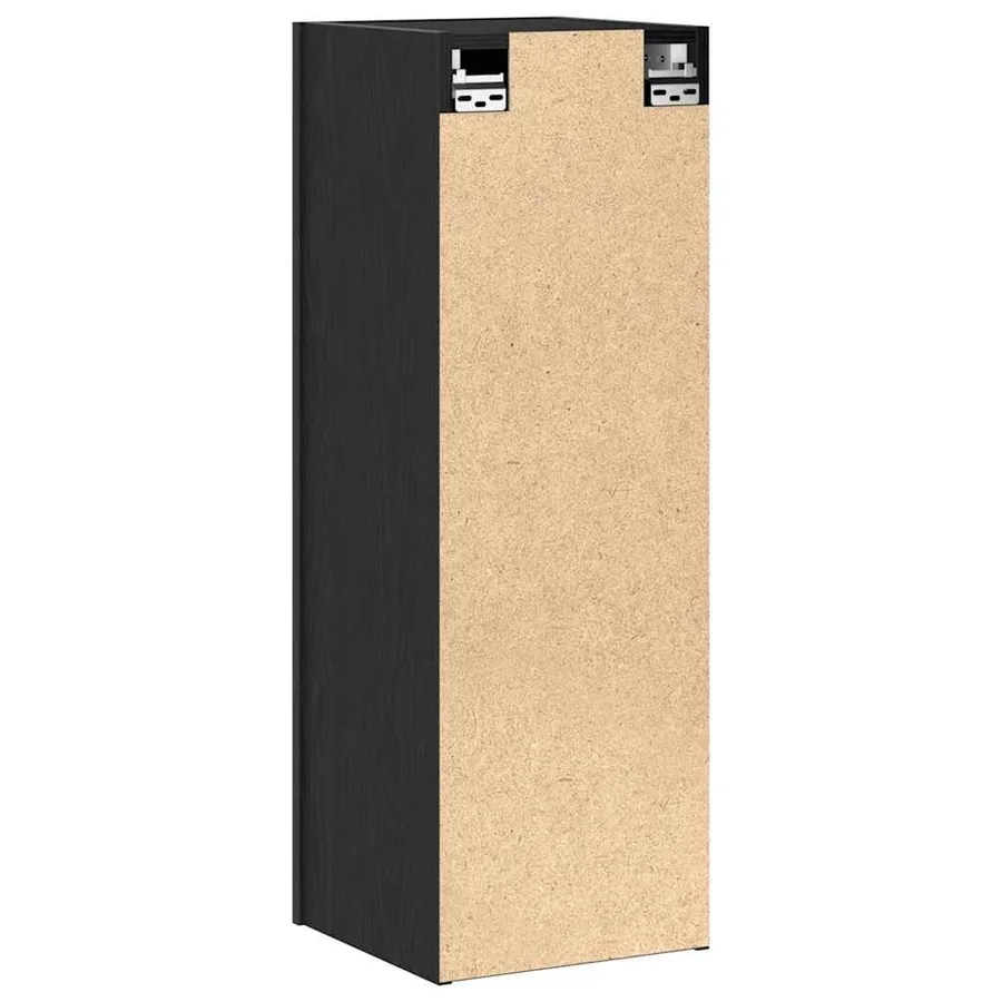 Meuble TV mural Chêne noir 30,5 x 30 x 90 cm Bois d'ingénierie - 6