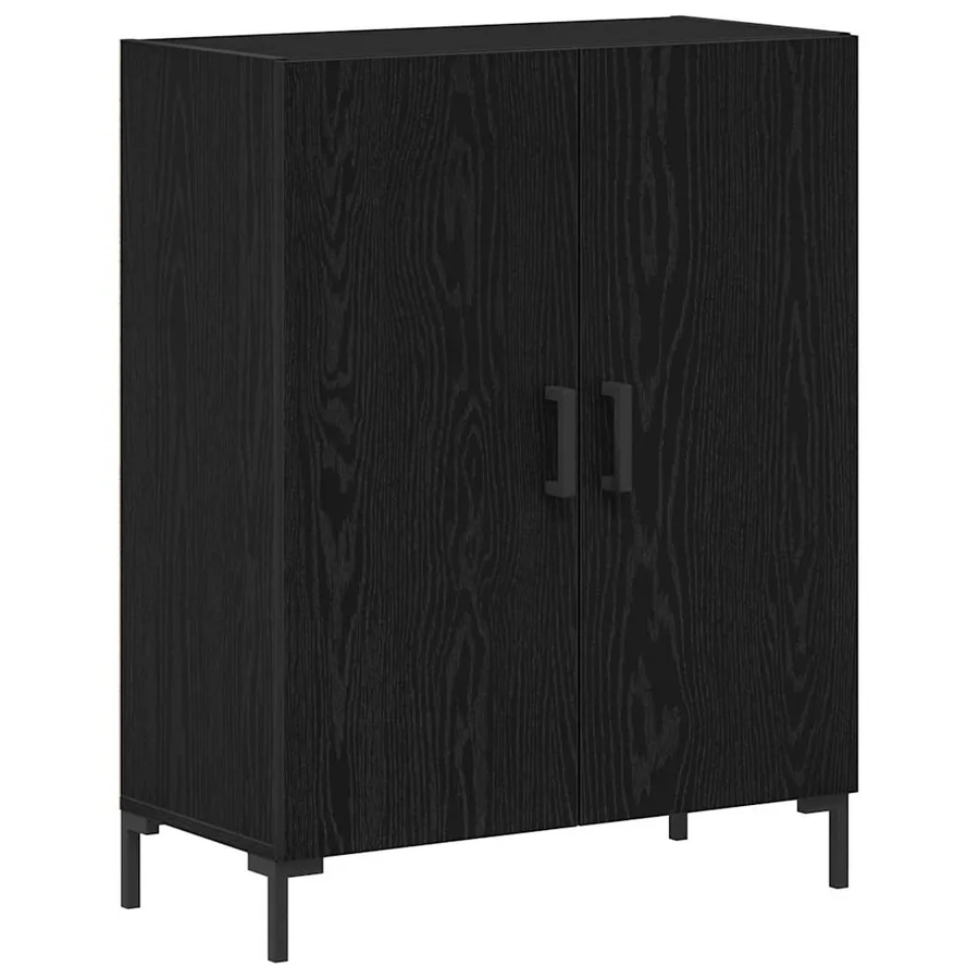 Haut Armoire Chêne noir 69,5 x 34 x 180 cm Bois d'ingénierie - 5