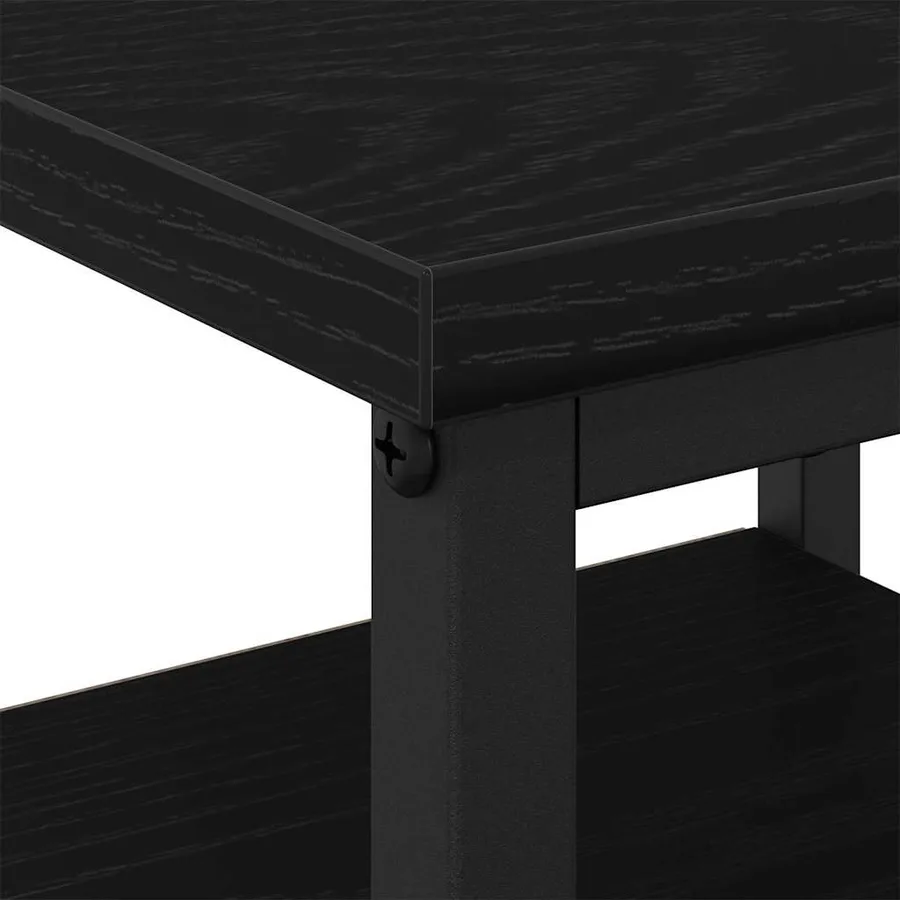 Cabinet de chevet avec tiroir 2 pcs Chêne noir 34 x 36 x 50 cm - 6