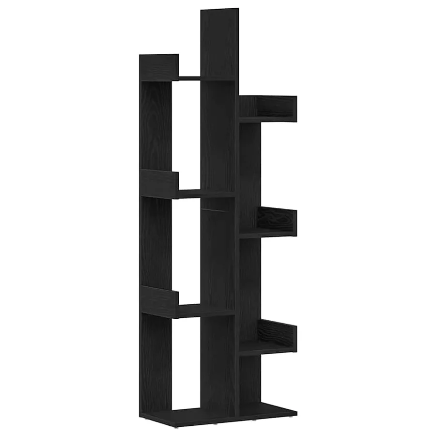 Bibliothèque Chêne noir 48 x 25,5 x 140 cm Bois d'ingénierie - 2