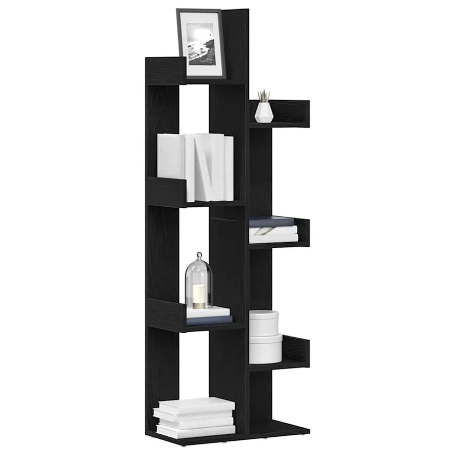 Bibliothèque Chêne noir 48 x 25,5 x 140 cm Bois d'ingénierie - 3