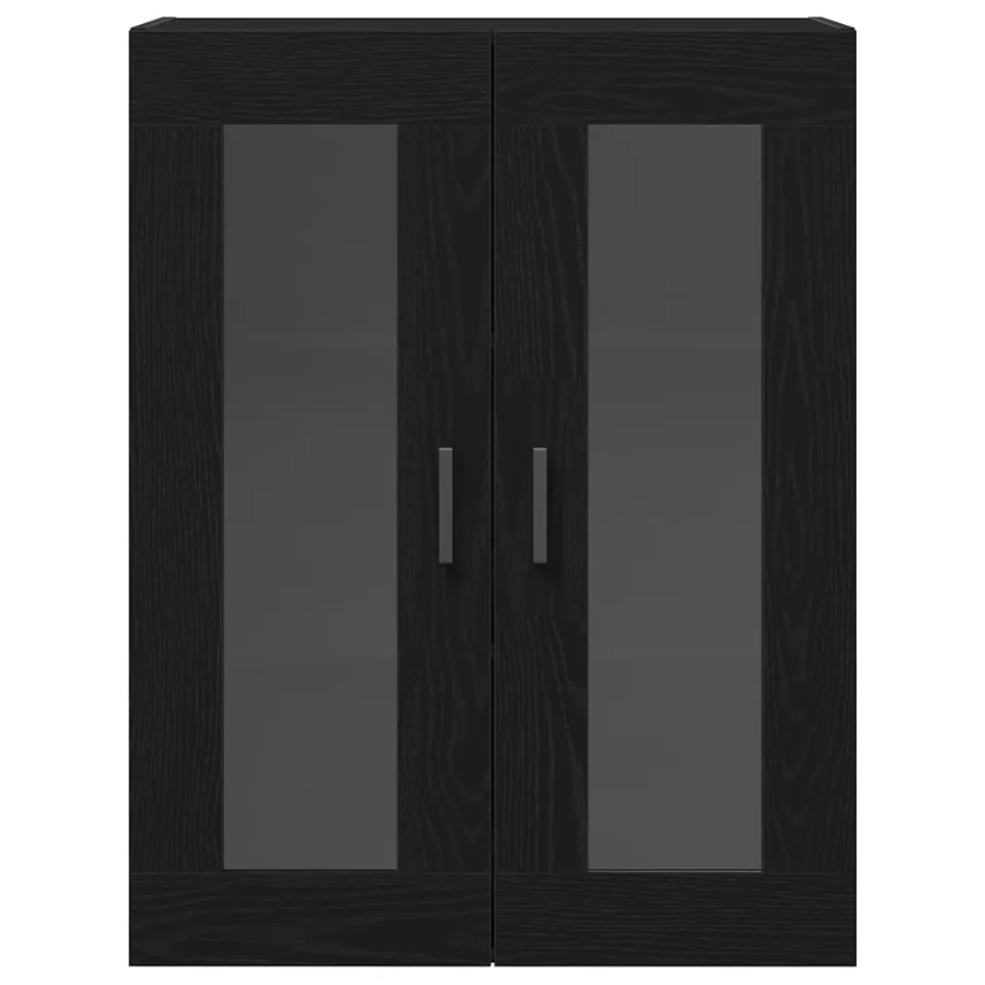 Meuble mural Chêne noir 69,5 x 34 x 90 cm Bois d'ingénierie - 6