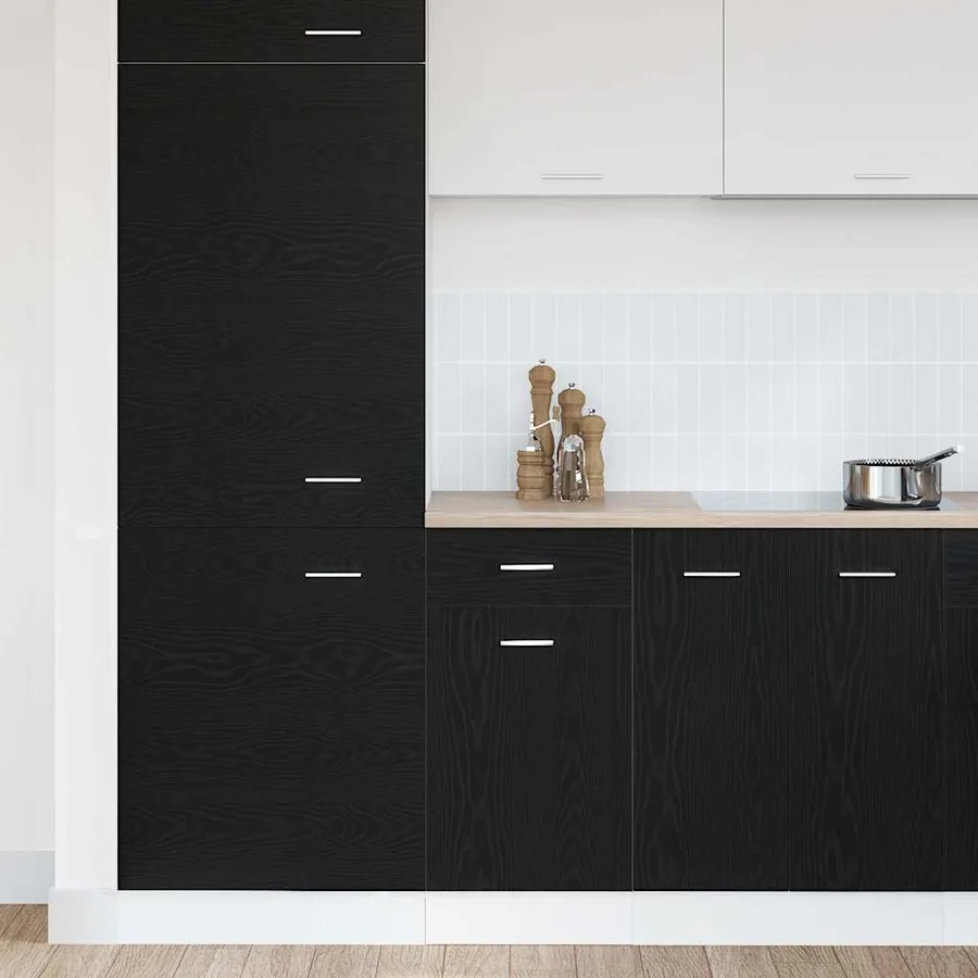 Armoire suspendue avec tiroir Chêne noir 40 x 46 x 81,5 cm - 4