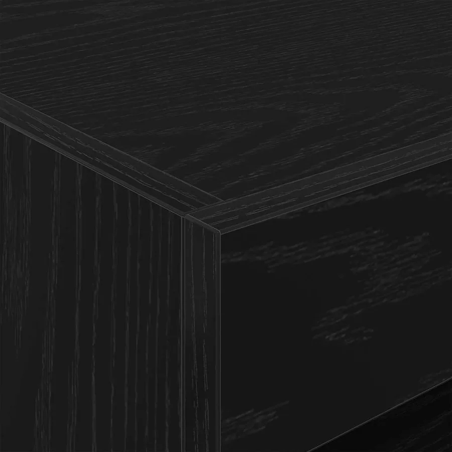 Cabinet de chevet avec tiroir 2 pcs Chêne noir 50 x 40 x 45 cm - 12