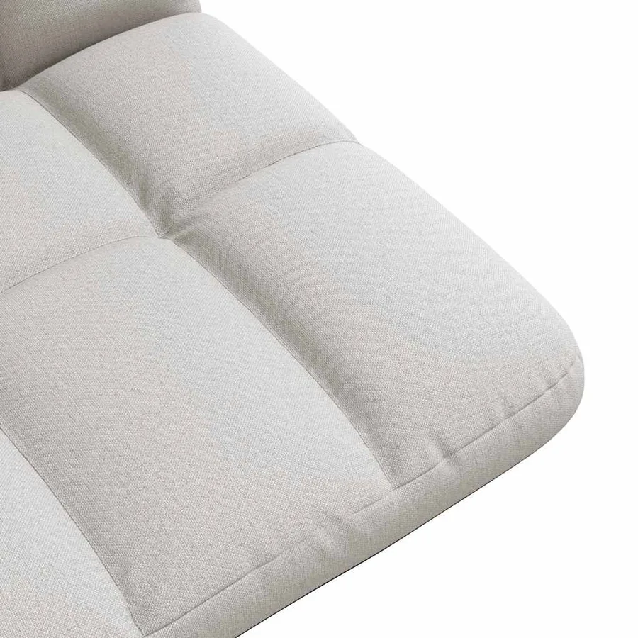 Chaise de sol pliante Gris nuage 71x51x62 cm tissu - 8