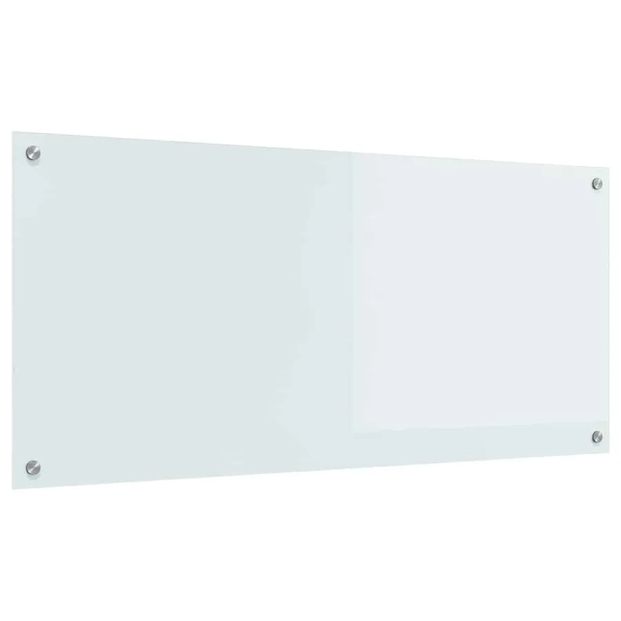 Crédence de cuisine Blanc 110 x 50 cm verre trempé - 2