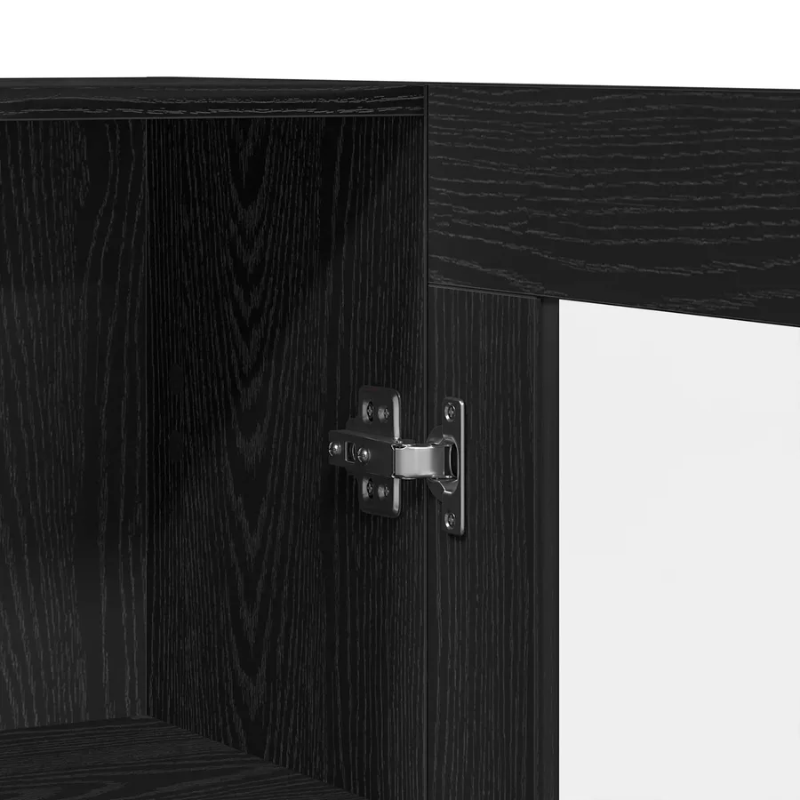 Bibliothèque Chêne noir 82,5 x 30,5 x 150 cm Bois d'ingénierie - 9