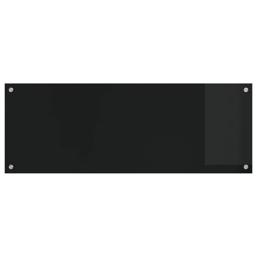 Crédence de cuisine Noir 110 x 40 cm verre trempé - 2