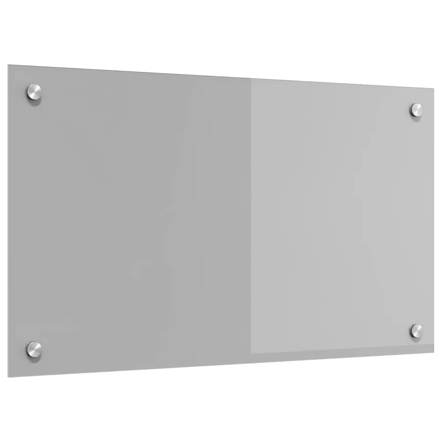 Crédence de cuisine Gris clair 70 x 40 cm verre trempé