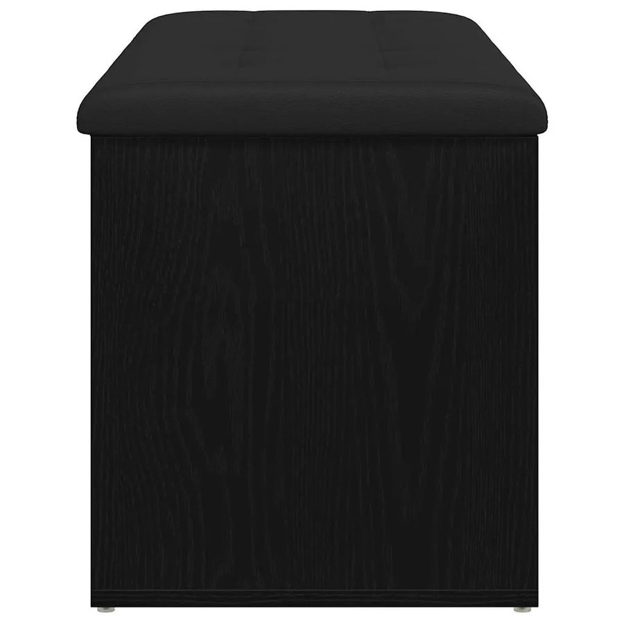 Banc de rangement Chêne noir 102 x 42 x 45 cm Bois d'ingénierie - 7