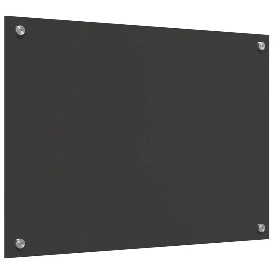 Crédence de cuisine Gris foncé 70 x 50 cm verre trempé - 4