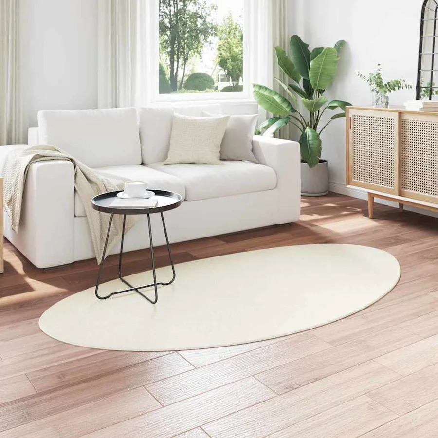 Tapis de surface HUARTE Crème 80 x 150 cm Polyester - 3