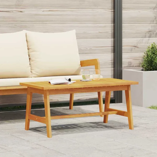Table basse Huile Naturelle Bois d'Acacia Massif