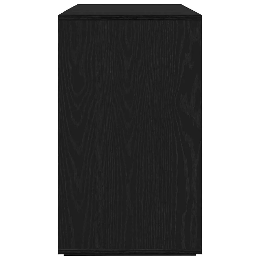 Buffet Chêne noir 120 x 41 x 75 cm Bois d'ingénierie - 7