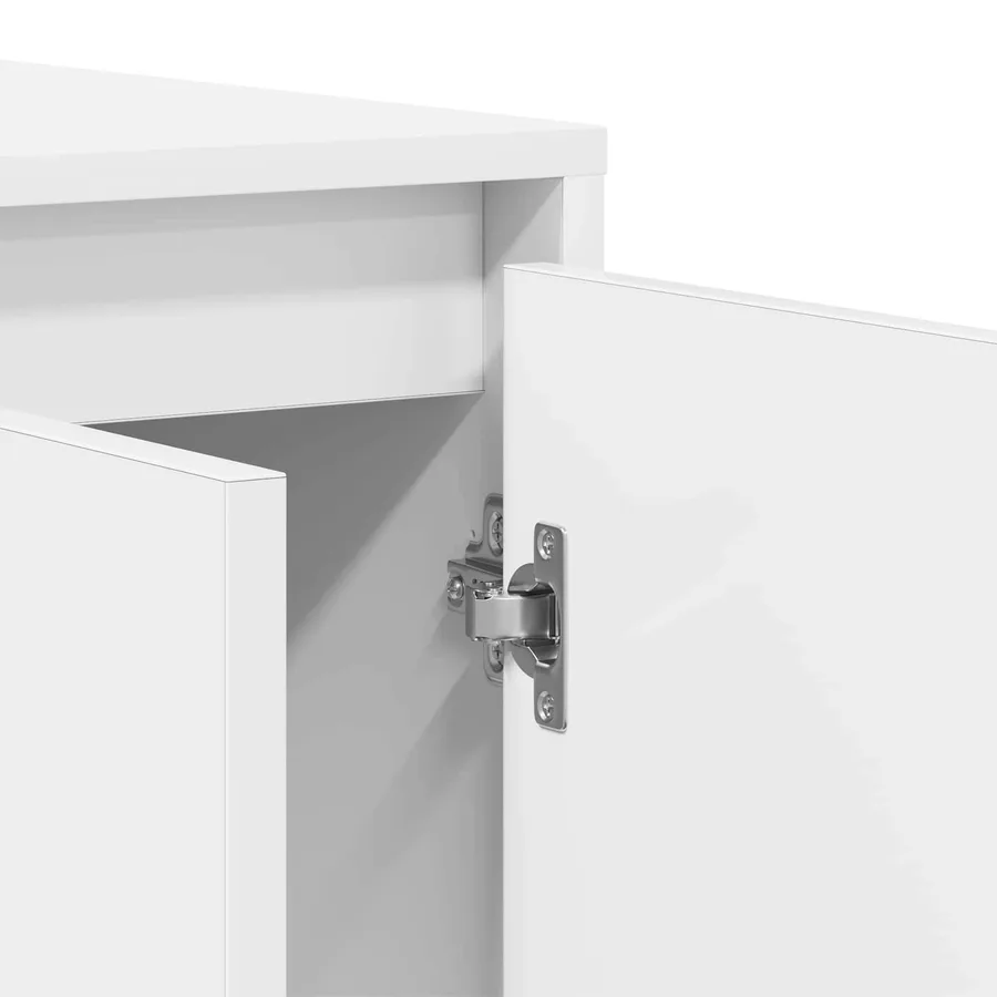 Buffet Blanc 120 x 41 x 75 cm Bois d'ingénierie - 10