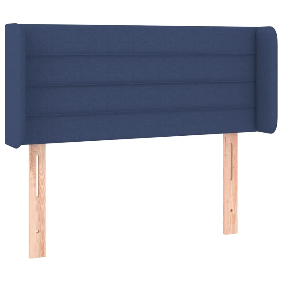 Tête de lit à LED Bleu 103x16x78/88 cm Tissu - 3