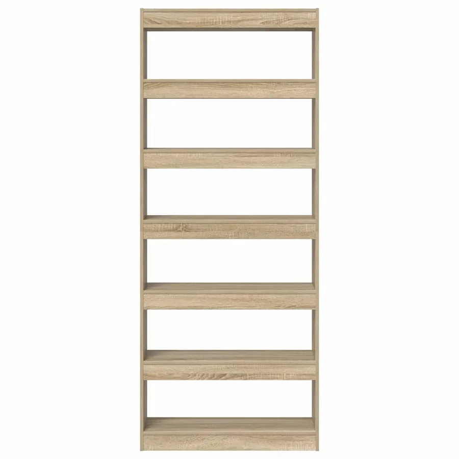 Bibliothèque Chêne Sonoma 80 x 30 x 198 cm Bois d'ingénierie - 5