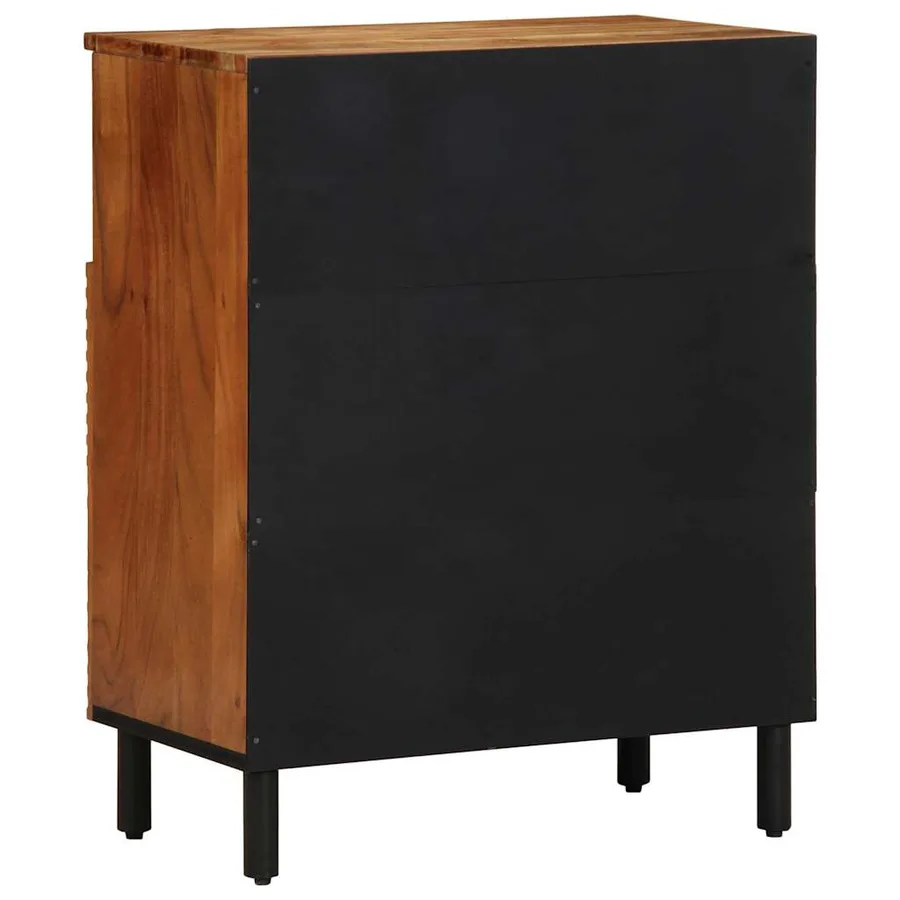 Buffet Marron 60 x 33,5 x 75 cm Bois de mangue massif - 5