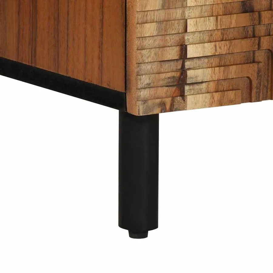 Buffet Marron 60 x 33,5 x 75 cm Bois de mangue massif - 8