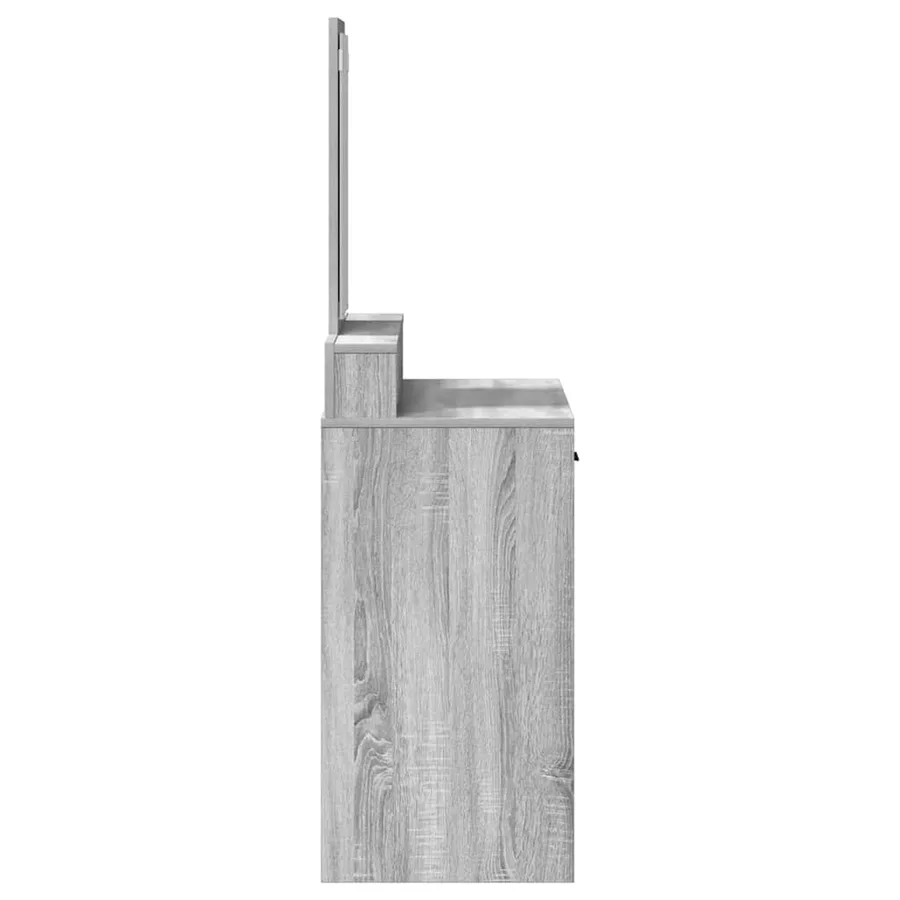 Table de Toilette avec tiroir Gris Sonoma 79 x 41 x 140 cm - 7