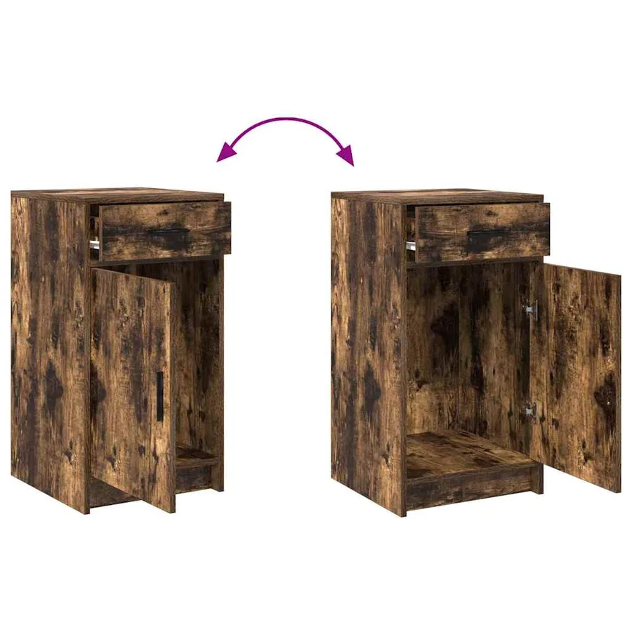 Table de Toilette Marron 50 x 41 x 135 cm Bois d'ingénierie - 13