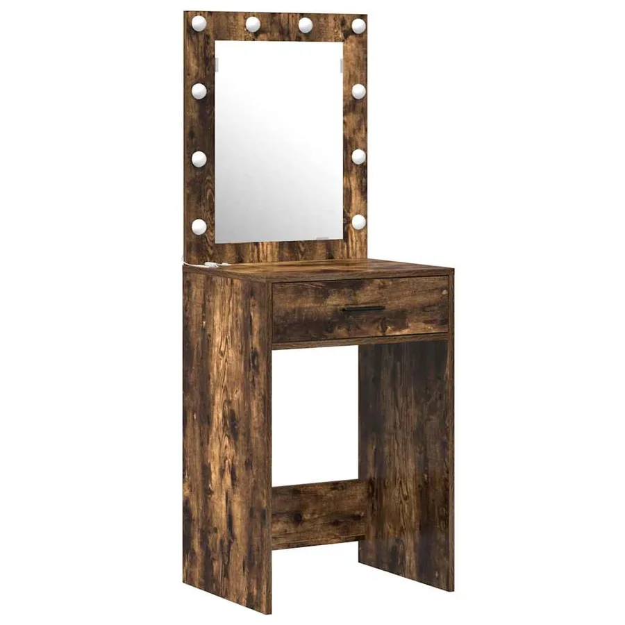 Table de Toilette Marron 50 x 41 x 135 cm Bois d'ingénierie - 5