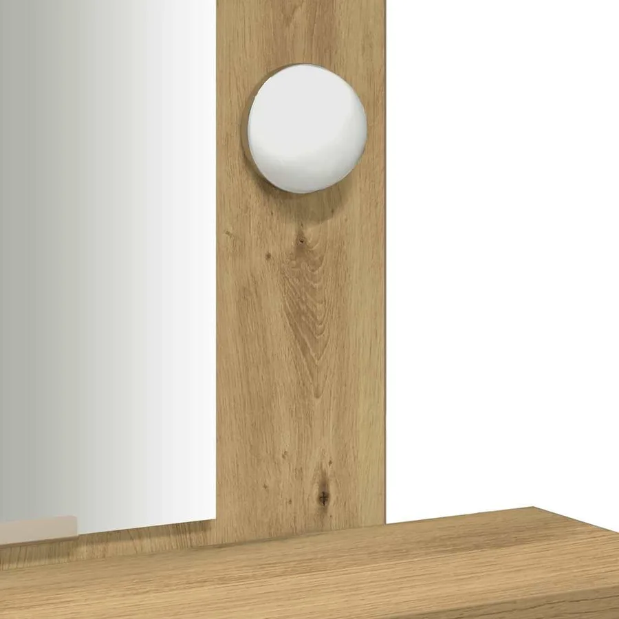 Table de Toilette Marron 50 x 41 x 140 cm Bois d'ingénierie - 9