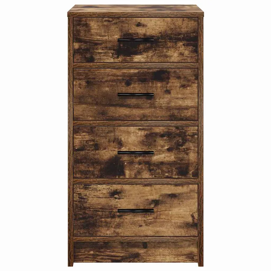 Buffet avec tiroir Chêne fumé 40 x 41 x 75 cm Bois d'ingénierie - 7