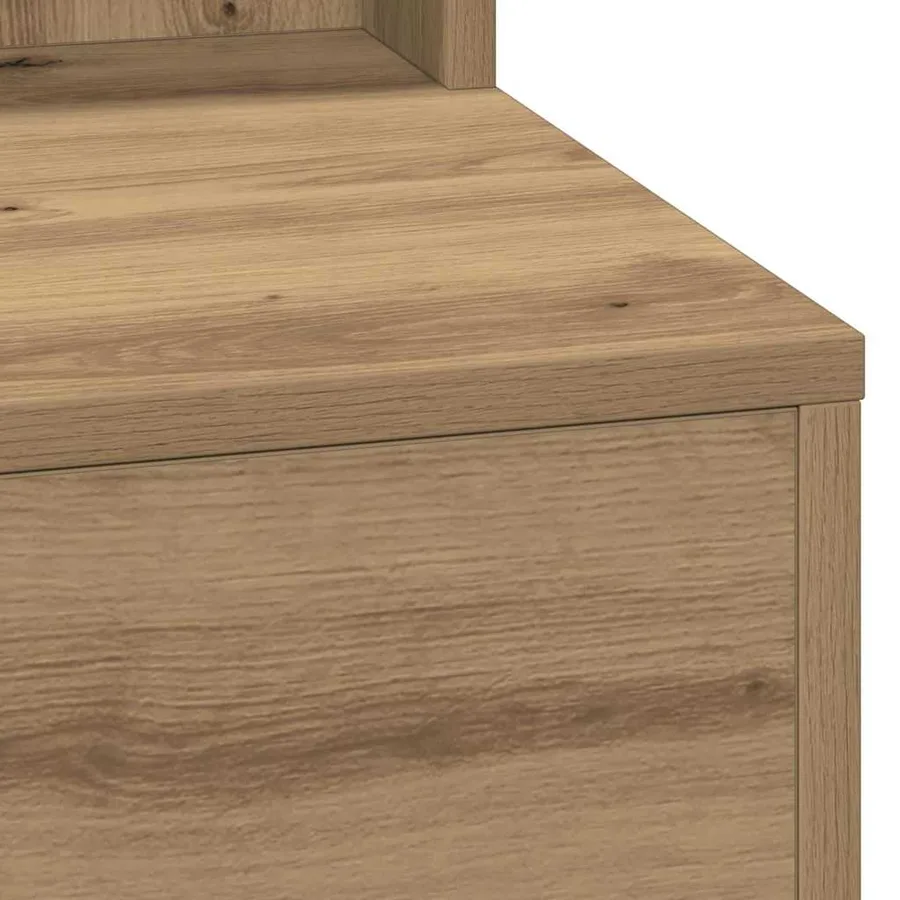 Table de Toilette Chêne artisanal 100 x 41 x 135 cm - 7